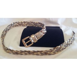 Vintage 3-Tone Women's Fashion Belt
