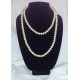 Champagne Pearl Bead Necklace