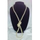 Champagne Pearl Bead Necklace