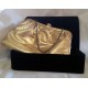 Golden Lame Evening Clutch Purse Golden Lame Evening Clutch Purse