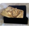 Golden Lame Evening Clutch Purse