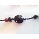 Long Mixed Cranberry Bead Fashion Necklace
