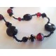 Long Mixed Cranberry Bead Fashion Necklace