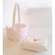 Daisy Flower Girl Basket with Ring Pillow