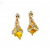Avenue One Sparkling Citrine Earrings