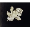 Coro Silver Leaf Brooch