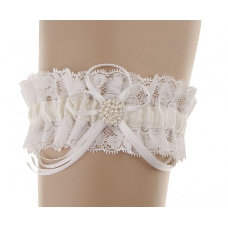 Pearl Flower Garter