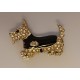 Genuine D'Orlan Scottie Dog Brooch