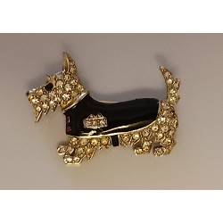Genuine D'Orlan Scottie Dog Brooch Genuine D'Orlan Scottie Dog Brooch