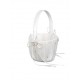Double Heart Flower Girl Basket Double Heart Flower Girl Basket