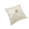 Lace and Sash Ring Pillow